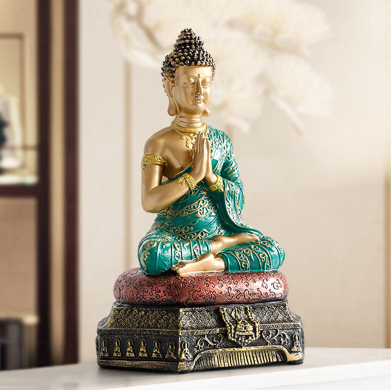 Buddha Stones Buddha Compassion Resin Statue Decoration