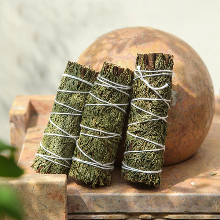 Cedar Smudge Stick for Home Cleansing Incense Meditation and Rituals Cedar Sticks Incense Wands