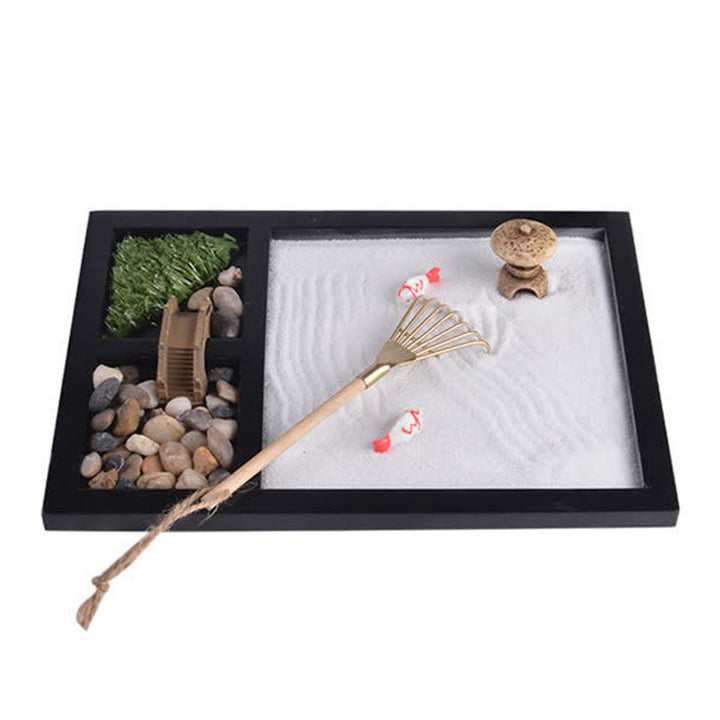 Koi Fish Small Bridge Calm Peace Meditation Zen Garden Decoration