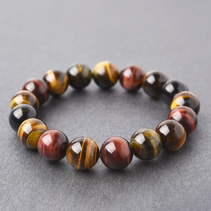 Buddha Stones Natural Tiger Eye Positive Protection Bracelet