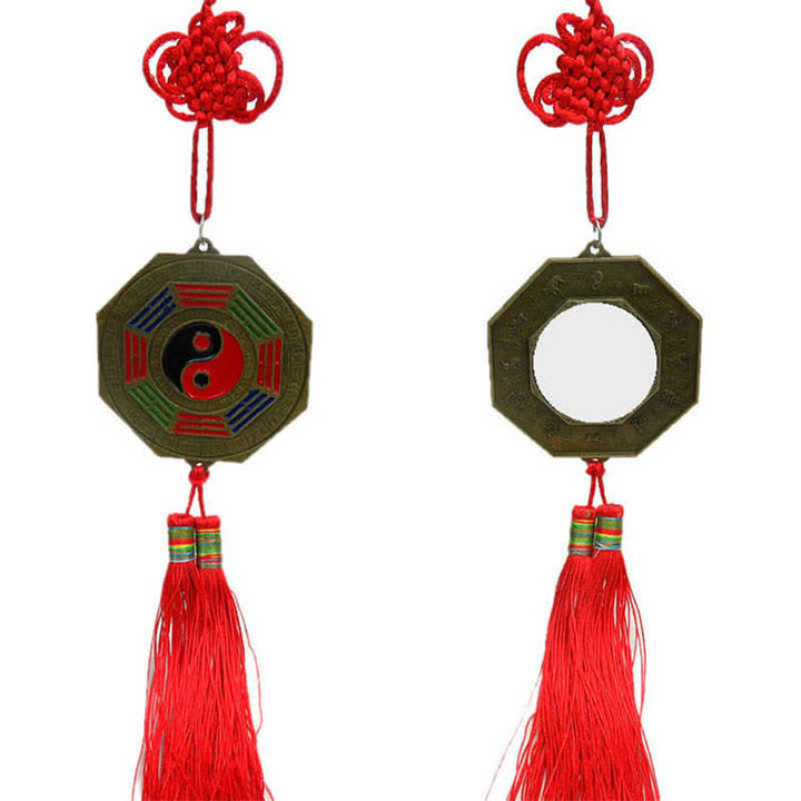 Feng Shui Bagua Map Chinese Knotting Harmony Energy Map Mirror