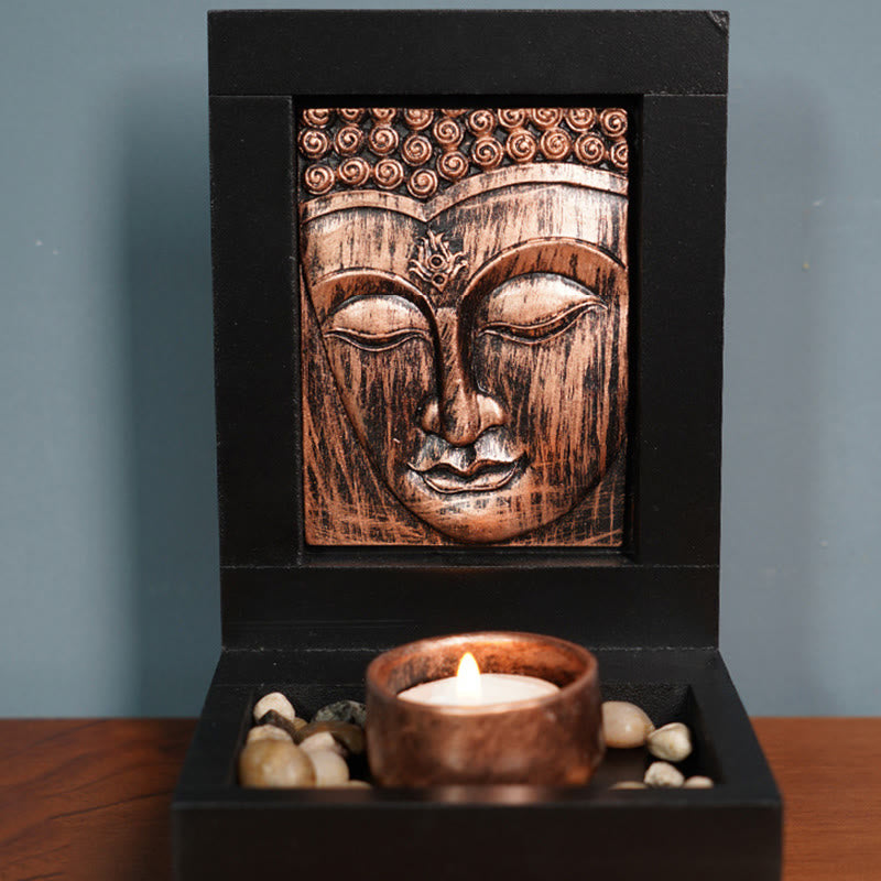 Buddha Stones Buddha Compassion Serenity Home Prayer Altar Zen Decoration