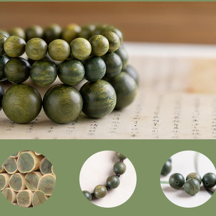 Tibetan Green Sandalwood Soothing Cure Bracelet