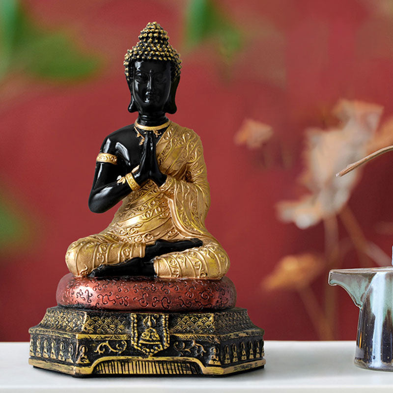 Buddha Stones Buddha Compassion Resin Statue Decoration