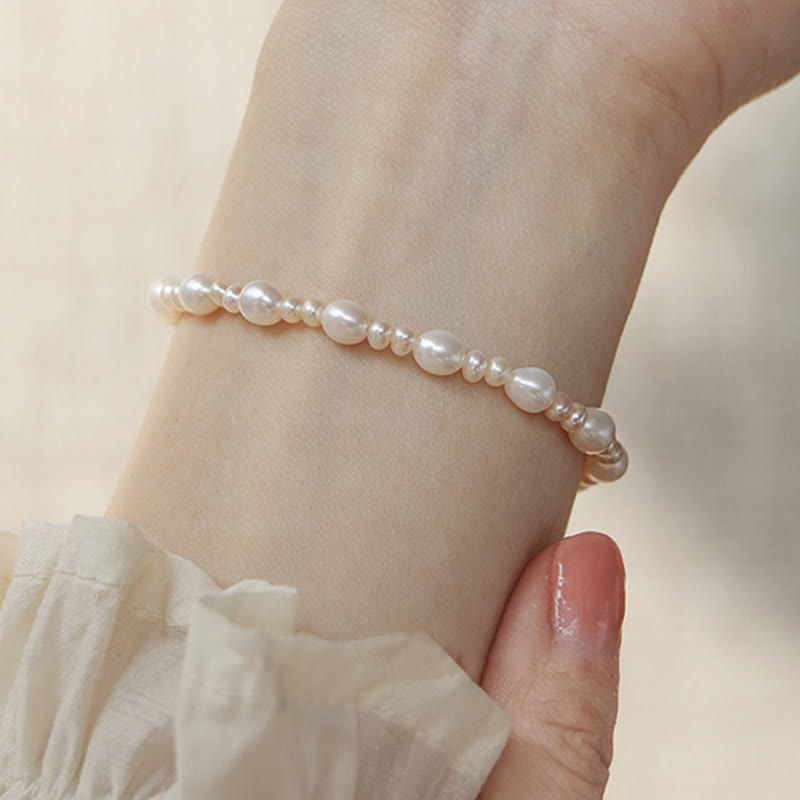 Natural Flower Pearl Sincerity Bead Bracelet