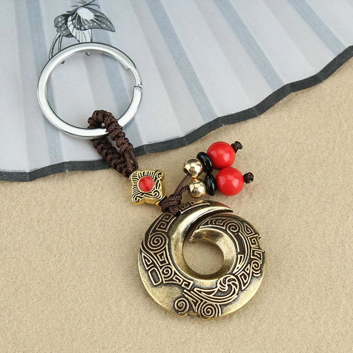 Good Luck Fortune Copper Wealth Key Chain