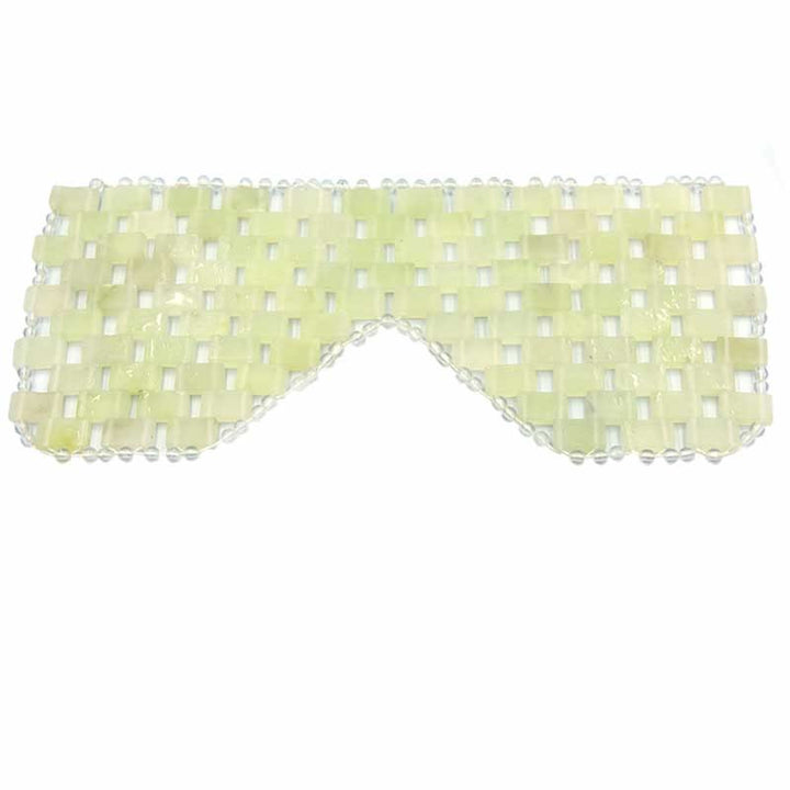 Natural Jade Stone Beads Eye Mask