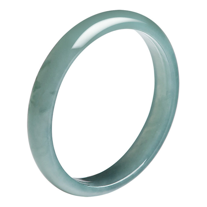 Buddha Stones Natural Jade Prosperity Protection Ring