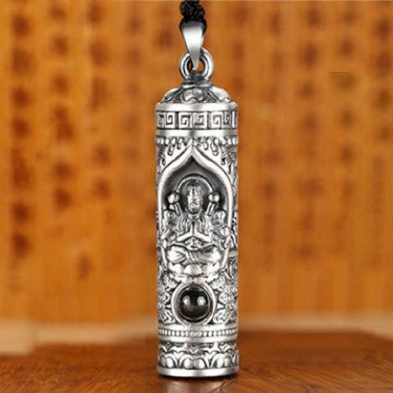 Chinese Zodiac Natal Buddha Projection Prosperity Necklace Pendant